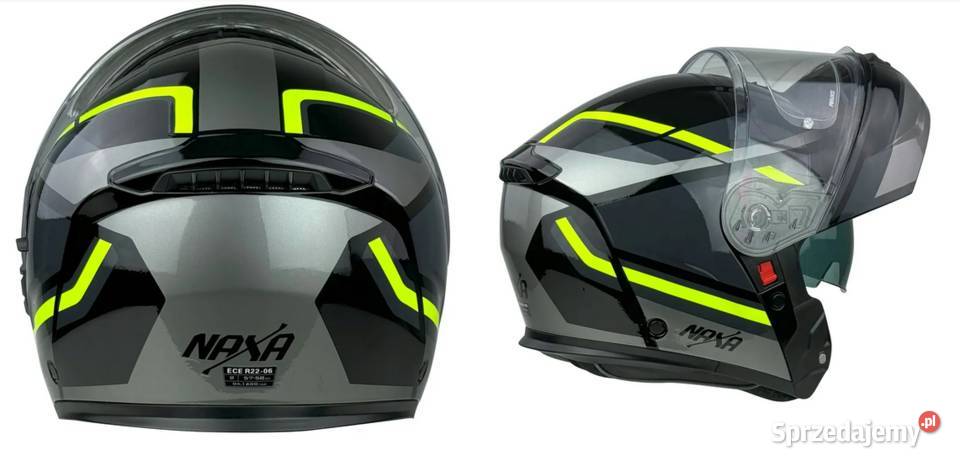 KASK MOTOCYKLOWY SZCZĘKOWY NAXA FO7EROZMIAR L Kaski Sosnowiec sprzedam