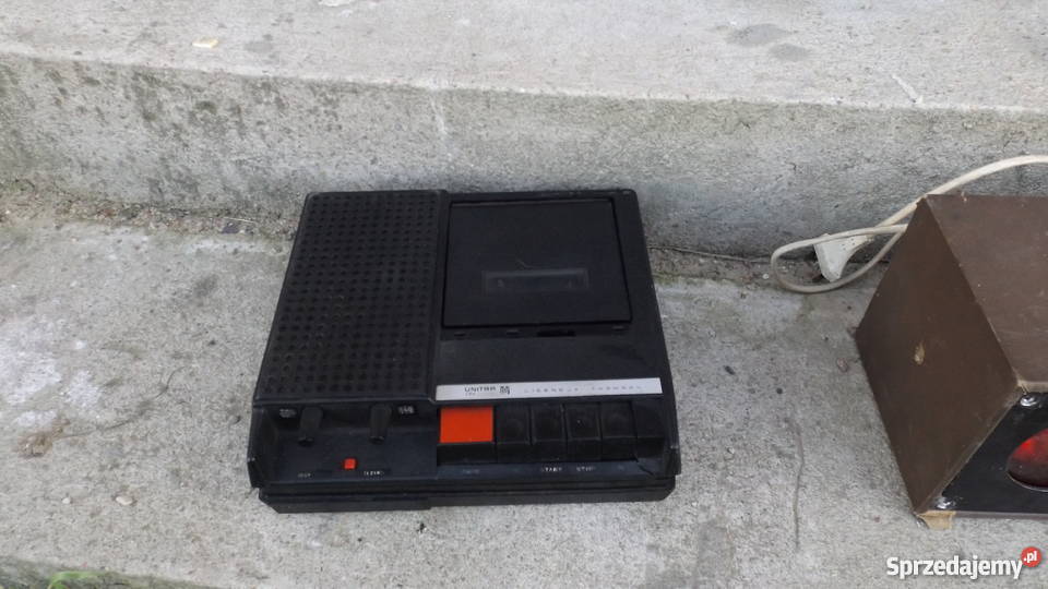 Zestaw radia magnetofony UNITRA kolorofon Grodziczno