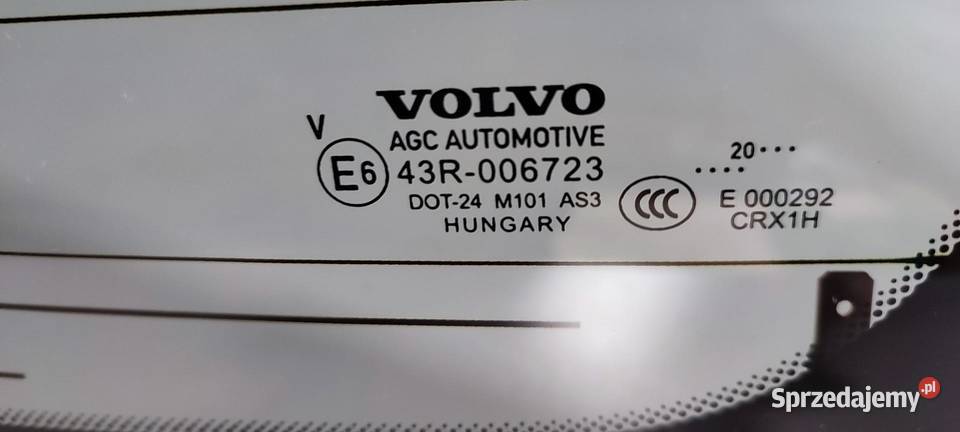 VOLVO XC40 SZYBA KLAPY BAGAŻNIKA 32244796 Tylne