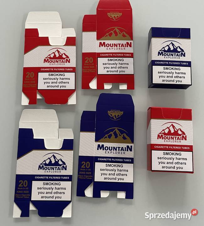 Opakowania paczki na gilzy papierosowe1000 Łódź sprzedam