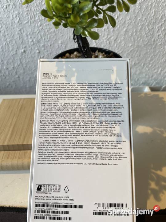 OkazjaiPhone 14kondycja 84 stan idealny Szczecin sprzedam