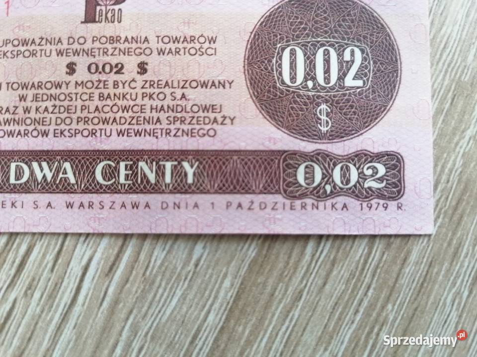 Bon Towarowy PRL 1979 Wrocław sprzedam