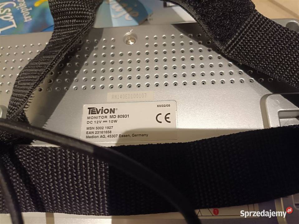 DVD SAMOCHODOWE TEVION MD80931 DWA EKRANY