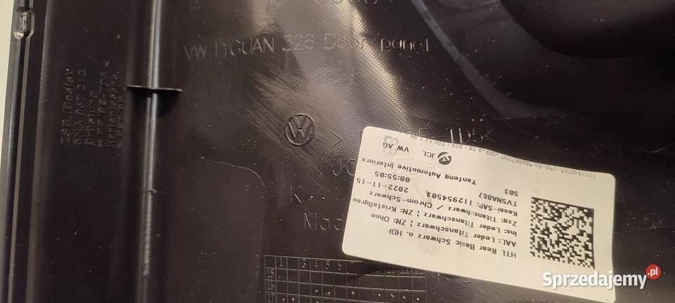 VW TIGUAN II TAPICERKA BOCZKA DRZWI LEWY TYŁ