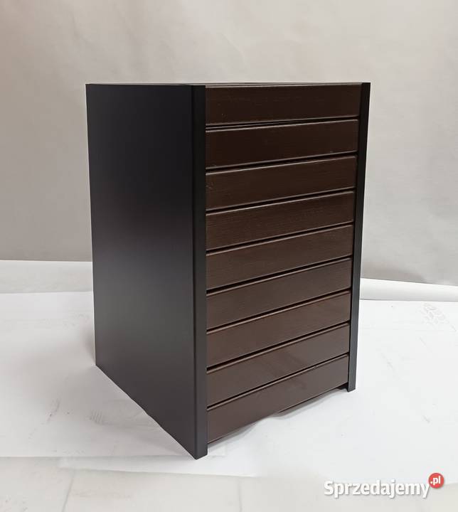 Donica stalowo drewniana 50x50x75 palisander z Donice Skarżysko-Kamienna sprzedam
