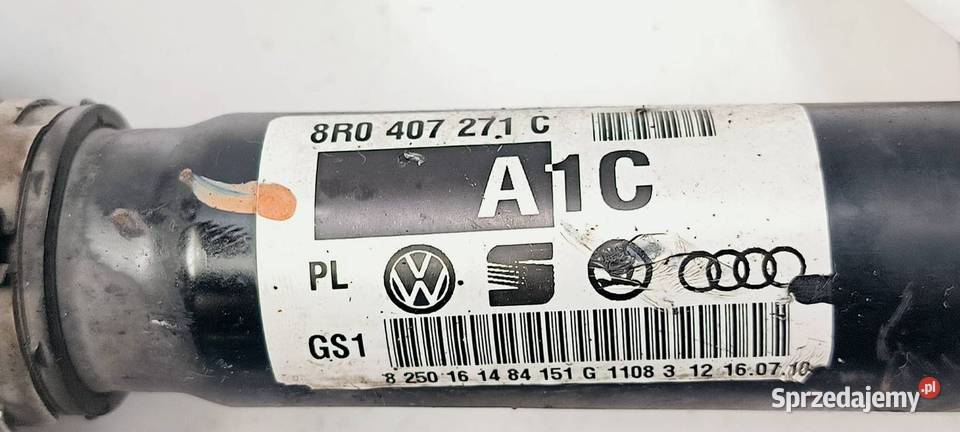 PÓŁOŚ LEWA PRZÓD AUDI A8 D4 8R0407271C osobowe Lipno