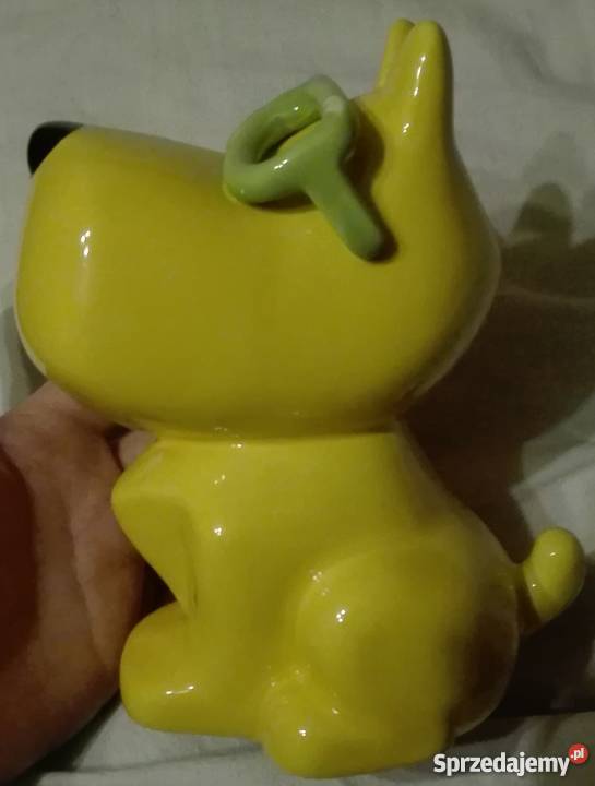 Ceramiczna duża skarbonka pies Reksio Warszawa sprzedam