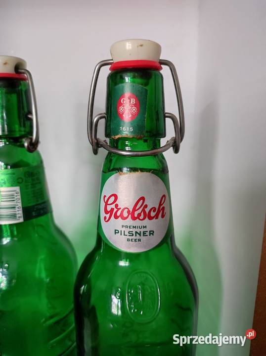 grolsch puste butelki szklane grube szkło na Kielce
