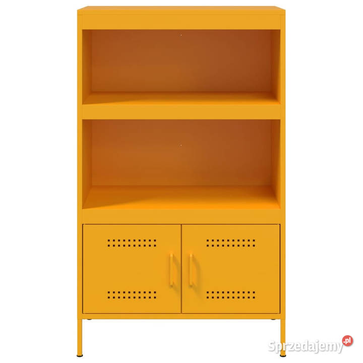 Szafka musztardowa 68x39x113 stalowa WM842973 Warszawa