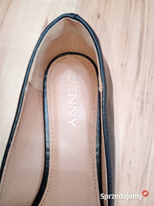 Czarne buty damskie marki Jenny rozmiar 38 czarny Pozostałe Pozostałe Szczecin