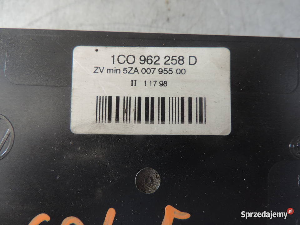 Moduł KOMFORTU VW GOLF 4 1C0962258D małopolskie sprzedam