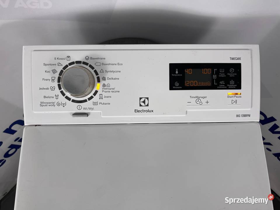 góry ładowana Pralka Electrolux 6 1200 ob A Elektronika Wiejca