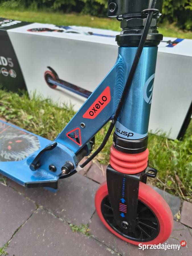 Hulajnoga składana Decathlon Oxelo MID 5 110 150 szary/srebrny Gorzów Wielkopolski sprzedam