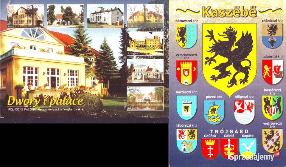 K Poczt Kaszuby widoki dworki herby 2 poz Gliwice