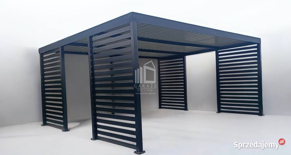 CarPort PREMIUM Wiata samochodowa 6x6 Antracyt Wrocław