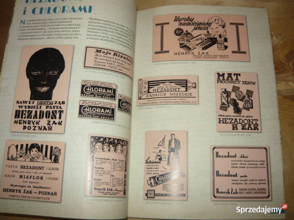 Reklama higieny jamy ustnej 18901939 Nowy Sącz
