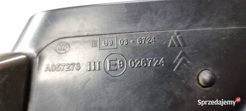 LUSTERKO PRAWE CITROEN C4 PICASSO PIN 10 2 kujawsko-pomorskie Lipno sprzedam