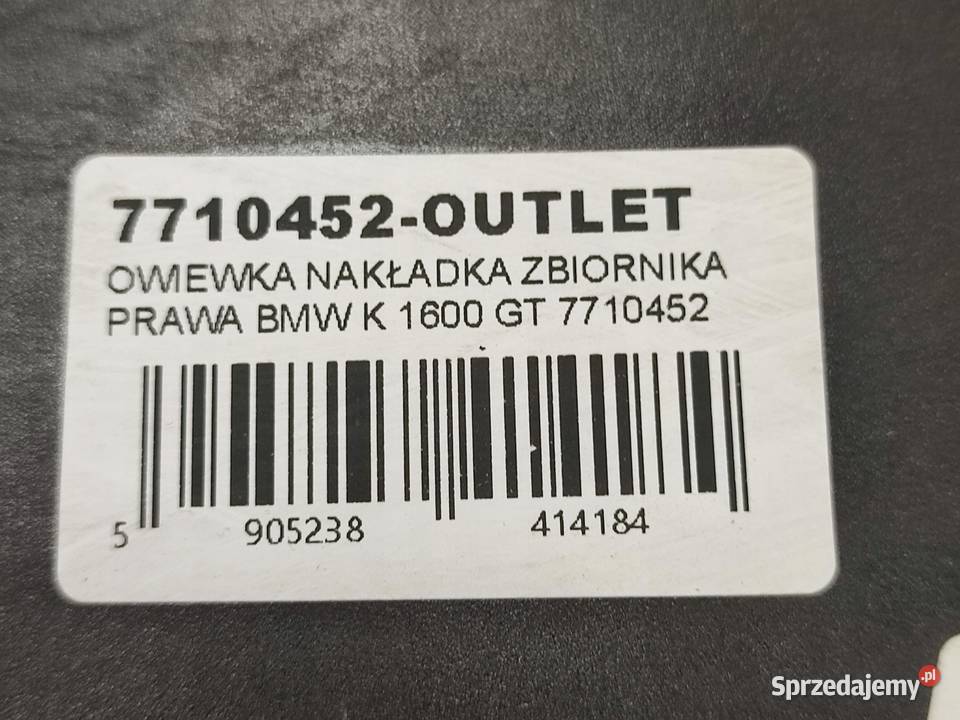 OWIEWKA ZBIORNIKA LEWA BMW K1600 GT 20102016 sprzedam