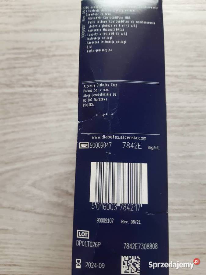 Glukometr Contour Plus One Nowy Pozostałe Lublin sprzedam