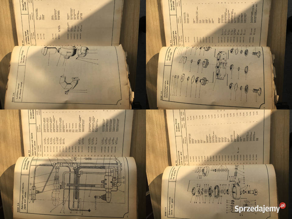 Motorgrader SHM Instrukcja serwisowa VEB Łęczyca sprzedam