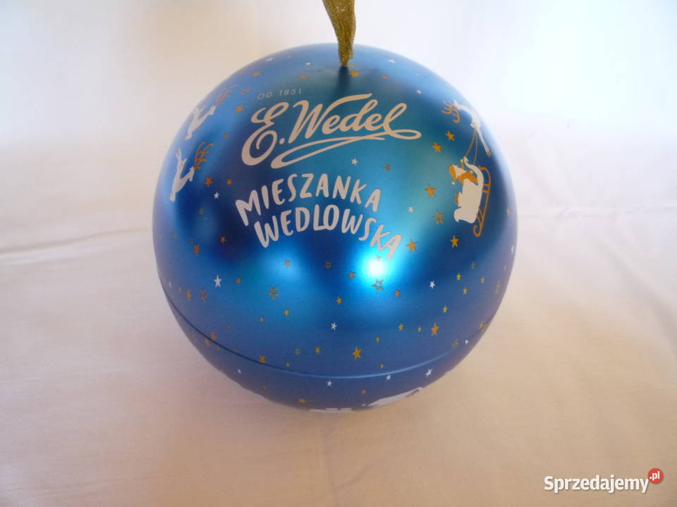 Bombka Puszka Metalowa Wedel Szczecin