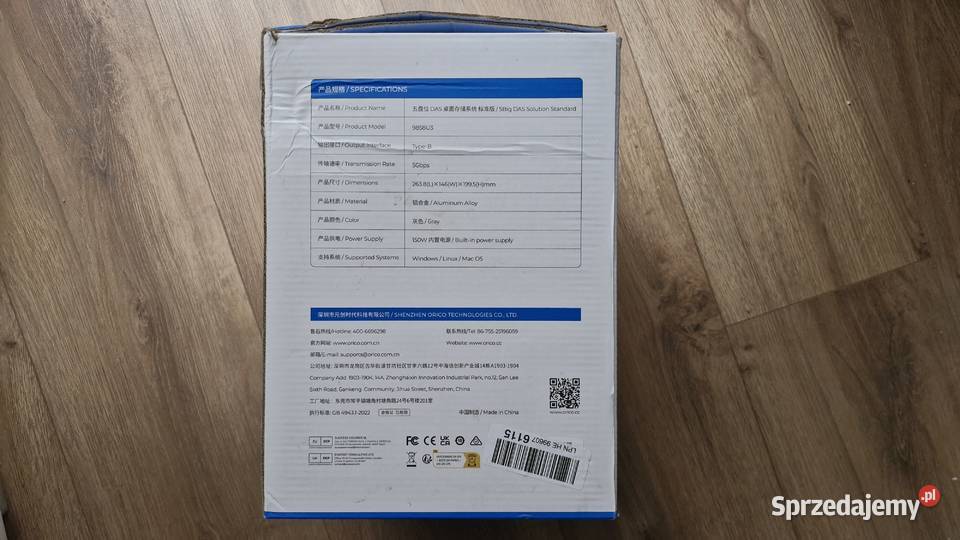 ORICO obudowa dysków twardych na 5 dysków stacja Kraków