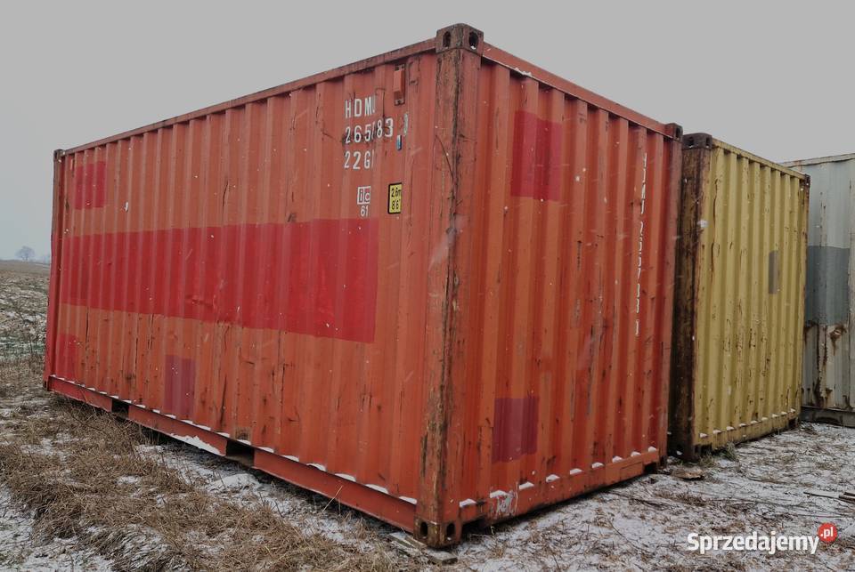 Sprzedam Kontener Morski 20 wym6x240m Magazyn Somianka-Parcele