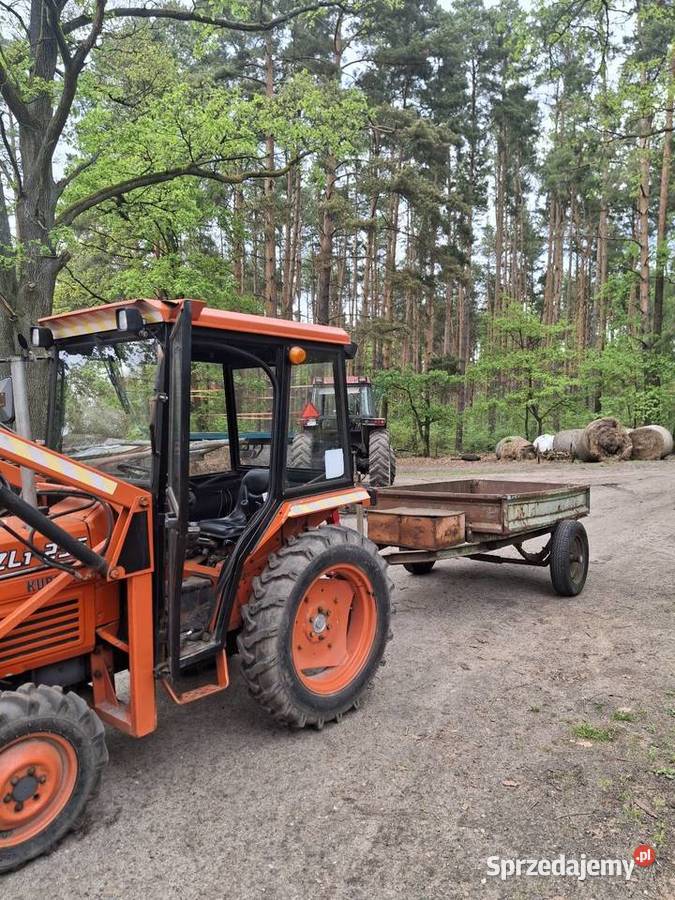 Przyczepka jednoosiowa do traktorka 200x125
