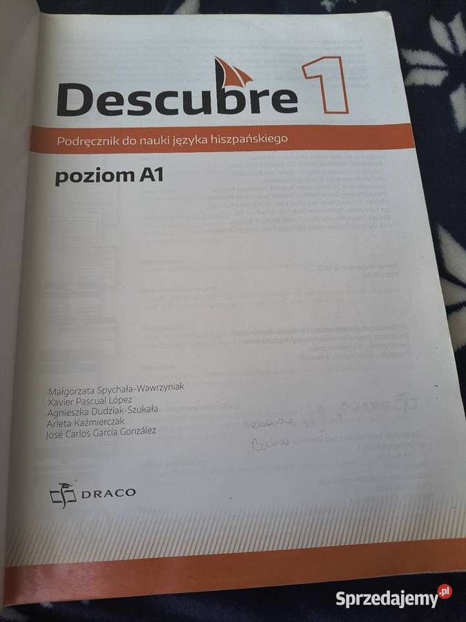 podręcznik Descubre 1 Chełm