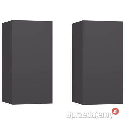 vidaXL Szafki telewizyjne 2 szare 305x30x60 Warszawa sprzedam