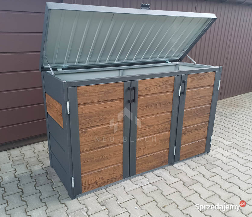 Zabudowa koszy na śmieci wiata śmietnikowa Dąbrowa Górnicza