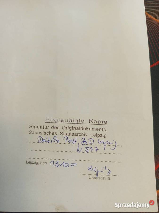 Znaczki pocztowe Lipsk Olecko