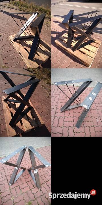 nogi stalowe do stołu loft industrial Łódź