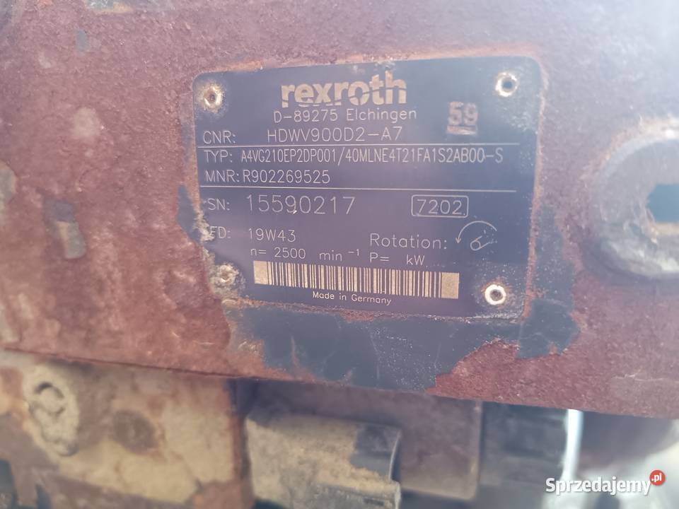 Rexroth A4VG210EP2DP001 40MLNE4T21FA1S2AB00 S Staszów