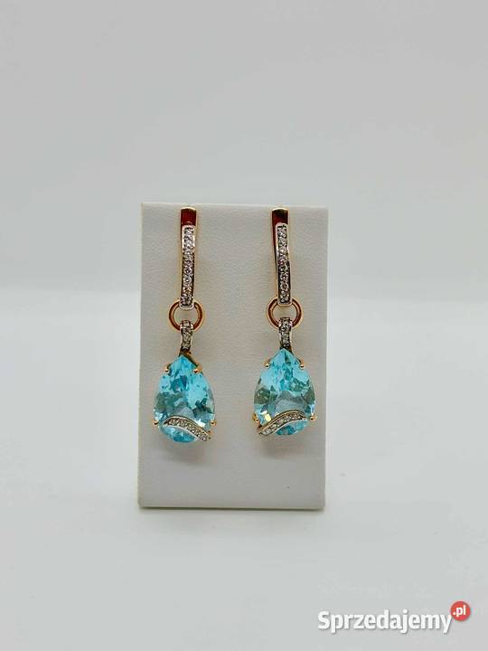 Złote Kolczyki pr 585 832g Kolczyki Elbląg