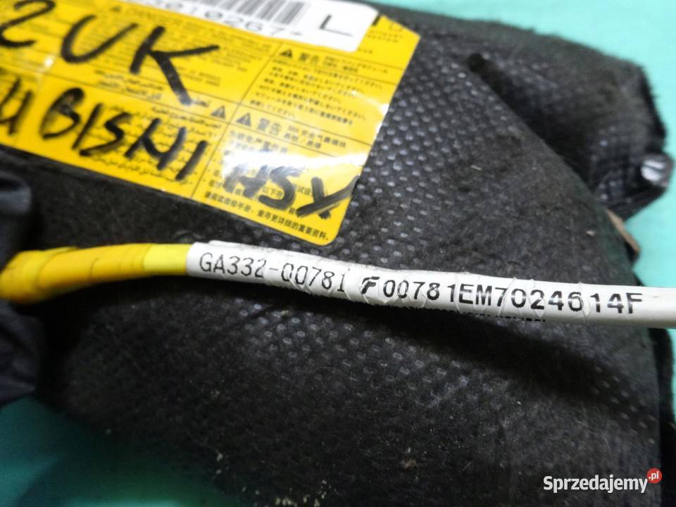 MITSUBISHI ASX 11r AIRBAG poduszka fotela lewa sprzedam
