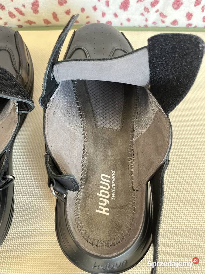 Buty męskie rozmiar Kybun Koryo M czarne Sandały i klapki