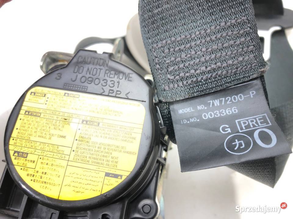 PAS BEZPIECZEŃSTWA PRZÓD PRAWY LEXUS GS PRAWA Pasy bezpieczeństwa