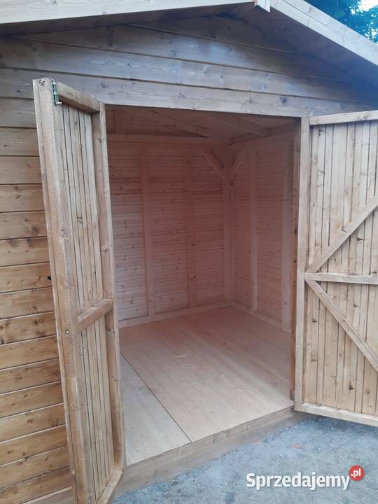 Domek narzędziowy drewniany z drewutnią Domki narzędziowe Skierdy