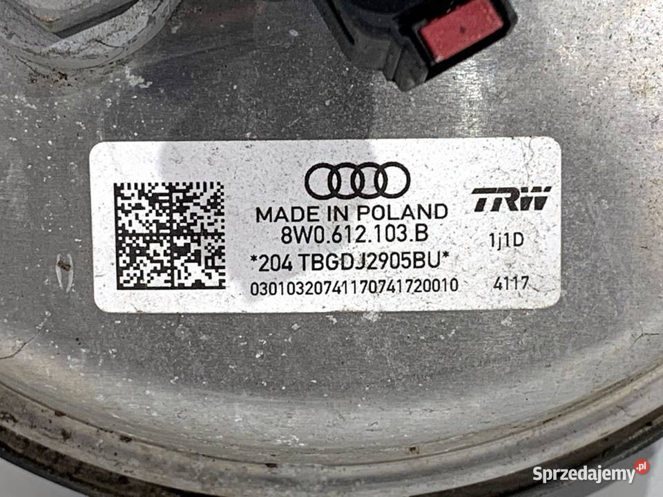 SERWO HAMULCOWE AUDI A4 B9 8W0612103B Kombi 20 osobowe Wspomaganie hamulca
