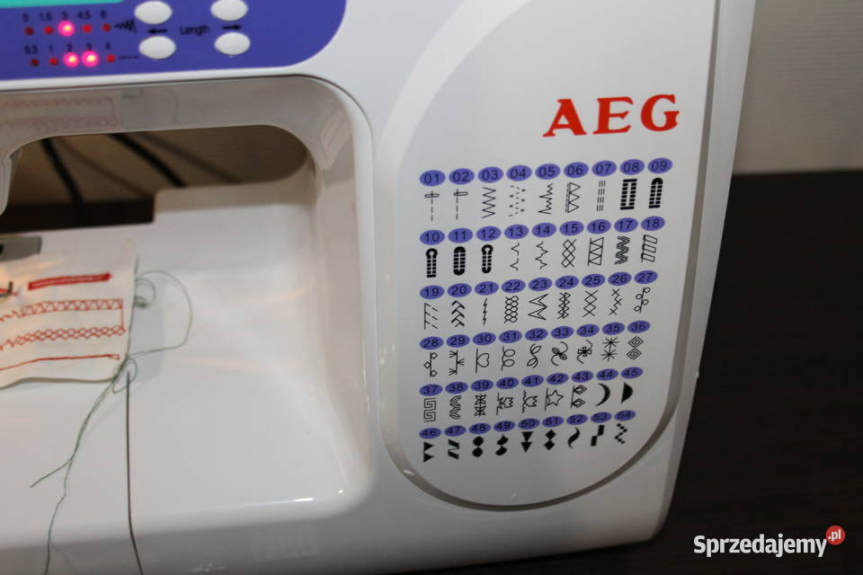 Nowa Maszyna Do Szycia AEG 11678 Komputerowa Maszewo
