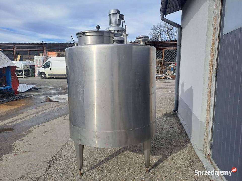 Zbiornik nierdzewny z mieszadłem 1450 L