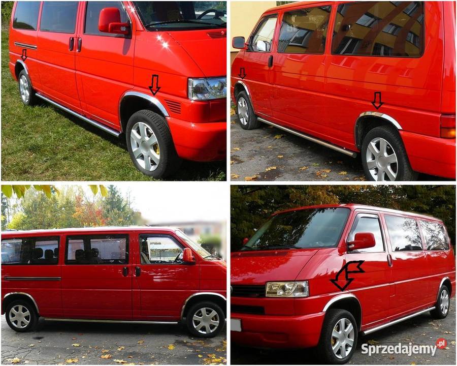 VW T4 Transporter Nakładki na Błotniki listwa Motoryzacja Ostrów Wielkopolski
