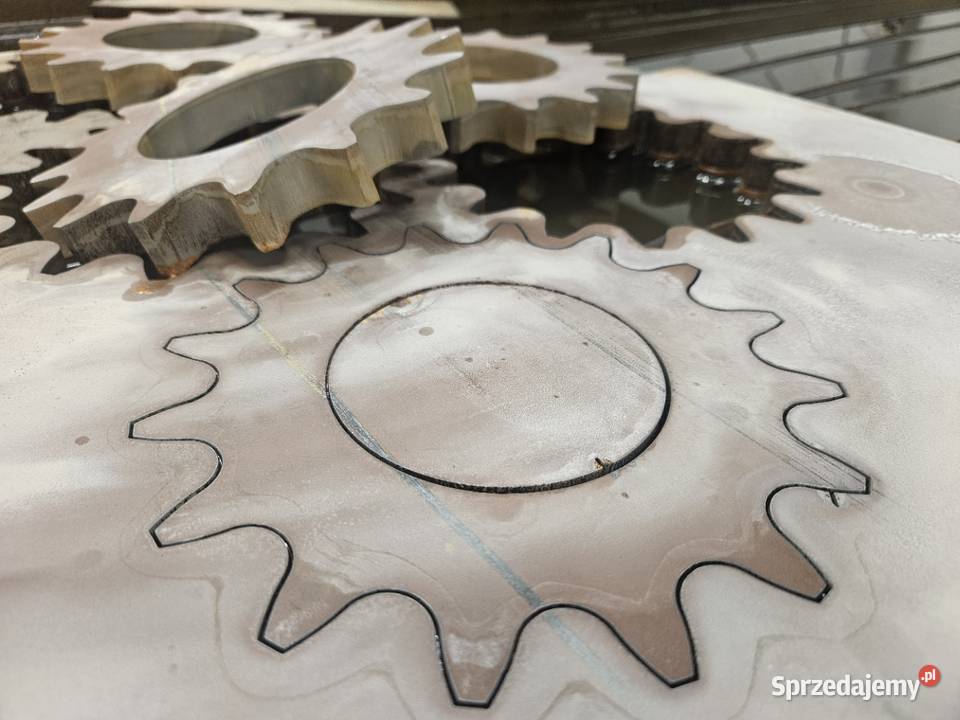 Cięcie woda do 200mm grubosci cięcie plazma Werbkowice współpraca