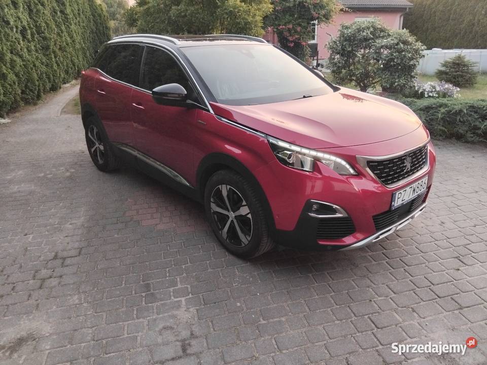 Peugeot 3008 GT crossower 15hdi 2019 absolutny wielkopolskie