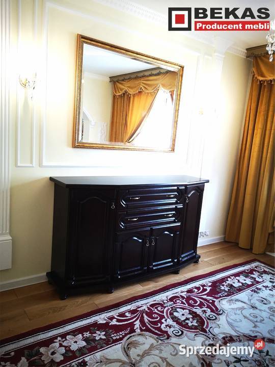 Stylowa Komoda 150 2D3S Wysoka RTV Orzech Lakier Jelenia Góra