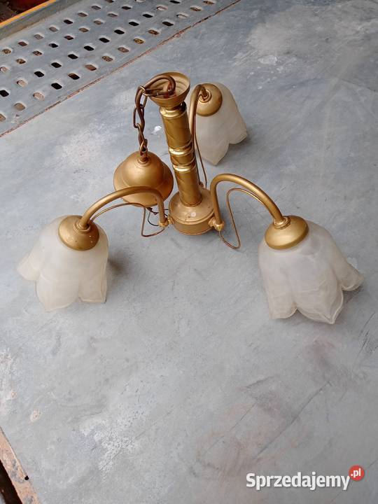 Żyrandol 3 ramienny polski Oświetlenie Czernikówko