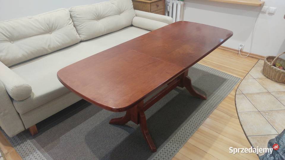 ława lite drewno rozkładana nowa 65x165 65cm łódzkie Czarnożyły