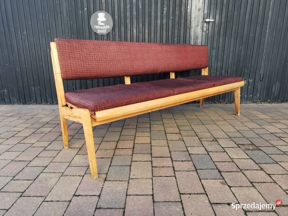 Ława rozkładana Czechosłowacja 60 design PRL Pogórze