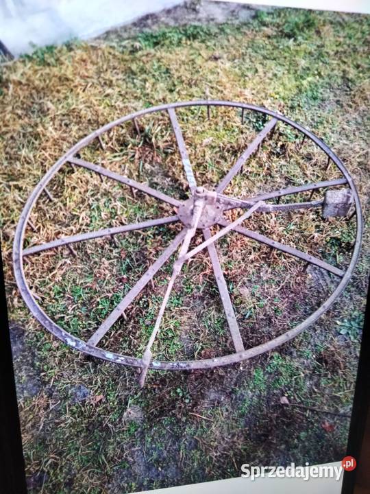 brona okragla obrotowa konna niemiecka zabytkowa Mierzawa